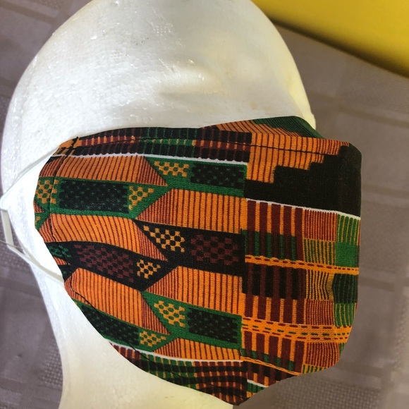 Ankara print face mask - Picture 8 of 10